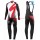 2016 Specialized Team LS wit-rood Winter Set Wielerkleding Wielershirt lange mouw+Lange fietsbroeken Bib 213709