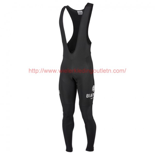 2016 Bianchi Milano Nalon wit-zwart Lange fietsbroeken Bib 213520