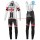 2016 Giant Alpecin TDF wit Winter Set Wielerkleding Wielershirt lange mouw+Lange fietsbroeken Bib 213620
