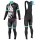 2016 Bianchi Milano Sorisole zwart-groen Winter Set Wielerkleding Wielershirt lange mouw+Lange fietsbroeken Bib 213536