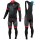 2016 Bianchi Milano Sorisole zwart-rood Winter Set Wielerkleding Wielershirt lange mouw+Lange fietsbroeken Bib 213532