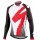2016 Specialized Team LS wit-rood Wielerkleding Wielershirt lange mouw 213707
