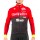 2017 Wilier Pro Team rood-zwart Wielerkleding Wielershirt lange mouw 213762