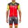 2016 Team Wilier Sud-Est rood-Fluo Wielerkleding Wielershirt Korte+Korte Fietsbroeken Bib 213605