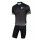 PEARL IZUMI Select Escape LTD Fietskleding Wielershirt Korte Mouw+Korte Fietsbroeken Bib Grijs zwart HZOQA