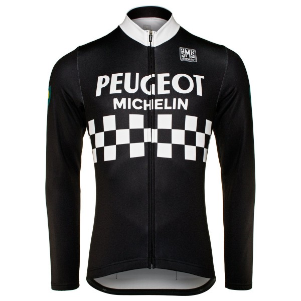 PEUGEOT BP MICHELIN BLACK Fietsshirt lange mouw 19040731