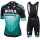 Bora Hansgrohe 2019 Team Fietskleding Set Fietsshirt Korte Mouw+Korte fietsbroeken Bib 190224009