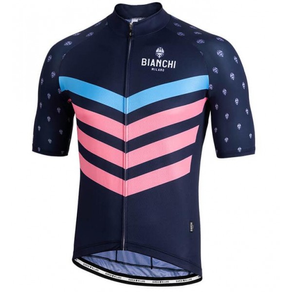 BIANCHI MILANO Nicandro Blue Fietsshirt korte mouw 190224080