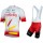 COFIDIS 2019 Fietskleding Set Fietsshirt Korte Mouw+Korte fietsbroeken Bib 19040734