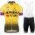 TEAM Jumbo-Visma 2019 Fietskleding Set Fietsshirt Korte Mouw+Korte fietsbroeken Bib 19040752