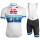 LOTTO SOUDAL European Champion 2019 Fietskleding Set Fietsshirt Korte Mouw+Korte fietsbroeken Bib 19040755