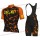 ALE SOLID Cracle orange Wielerkleding Set Wielershirt korte mouwen+Fiets Koersbroek A2018992