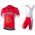 2018 COFIDIS Wielerkleding Set Wielershirt korte mouwen+Fiets Koersbroek D132