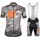 Cipollini Prestige Camo Grijs oranje Wielerkleding Set Fietsshirt Korte Mouw+Fiets Koersbroek 18C10289