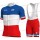 Groupama Fdj French Champion 2018 Fietskleding Set Wielershirt korte mouwen+Fiets Koersbroek 18A0021
