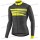 Giant Rival Wielershirt lange mouw black-yellow A2019401