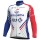 2018 Profteam FDJ wit Wielershirts lange mouw 0Xz4M