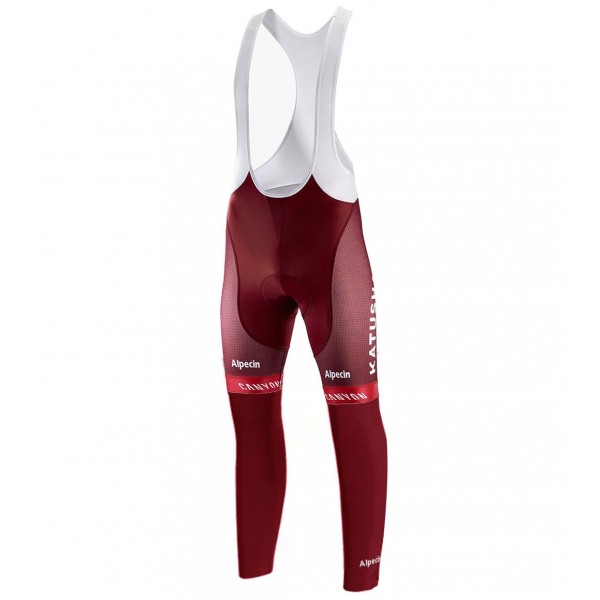2018 Profteam Katusha Alpecin Lange fietsbroeken Bib 6S7Yb