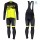 2019 Scott-RC-Profteam zwart-geel winterset Wielerkleding Set Wielershirts lange mouw+fietsbroek lang met zeem U0Kzo